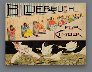Rudolf Hesse (1871-1944): Bilderbuch für Kinder (Bucheinband), ca. 1904, Verlag C. Schaller Nürnberg